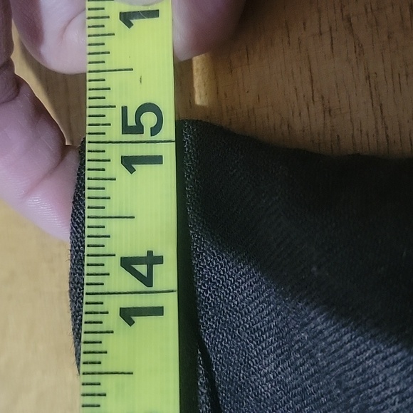 Vintage 80s 90s Brown Wool High Waist Trousers M - Picture 13 of 16